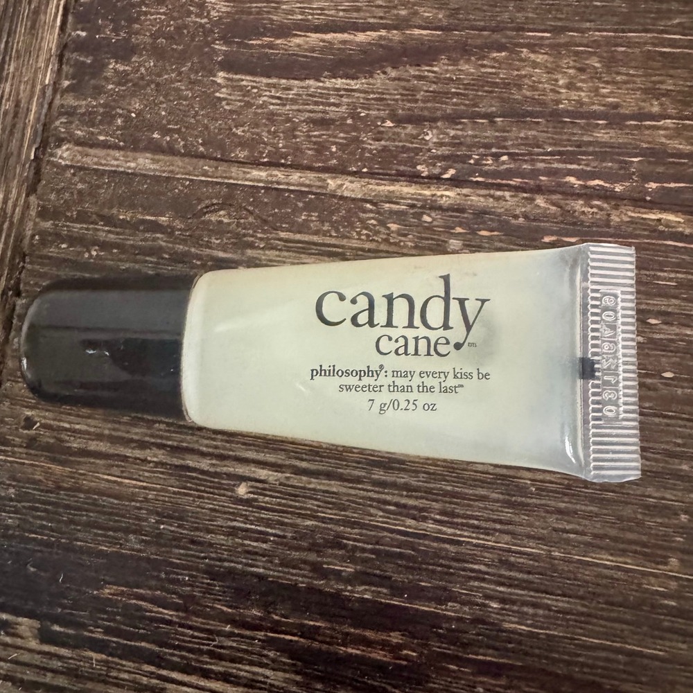 Philosophy Candy Cane Lip Shine Peppermint Gloss 0.25 oz Holiday Collection 2009